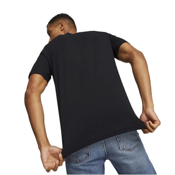 Puma Mens Grey Short Sleeve T Shirt Tee Size XL Casual Logo Graphic Crewneck - Picture 4 of 13